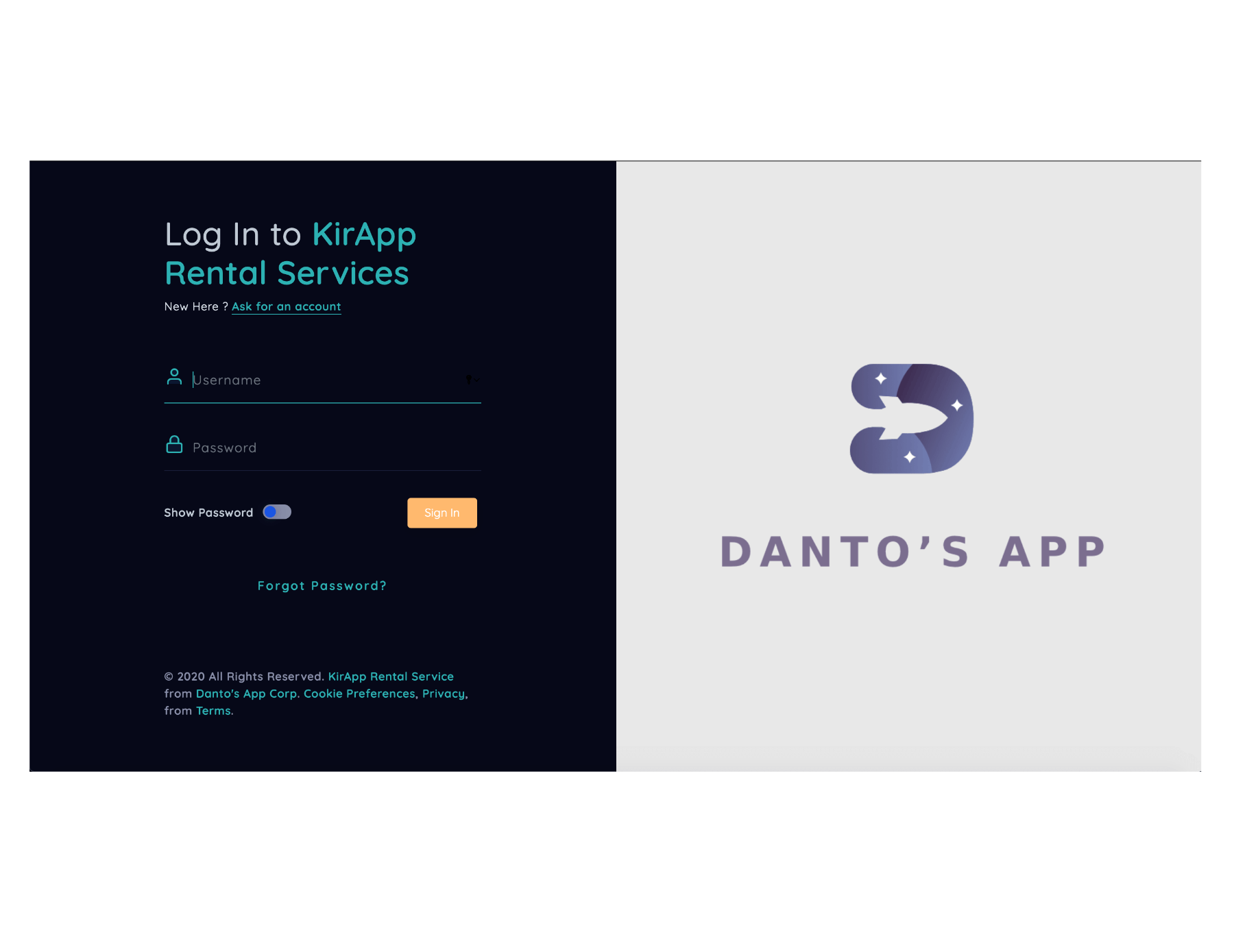 Dantos App KirApp KirOps Atlanta Georgia USA United States Bogota CD Colombia Car Rental Management